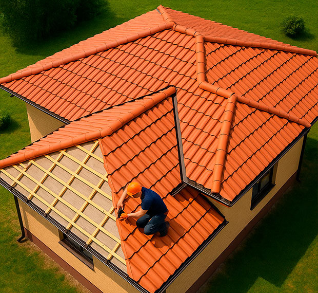 Установка сложной кровли в Сургуте